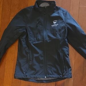 Black Topgolf Zip-Up Jacket